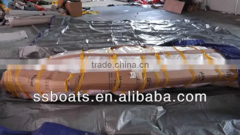 Sunshine rigid hull fiberglass inflatable fishing boat