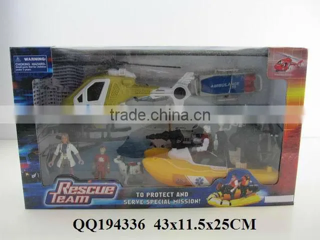 Rescue team set, funny set toy for kids, funny pretend toys