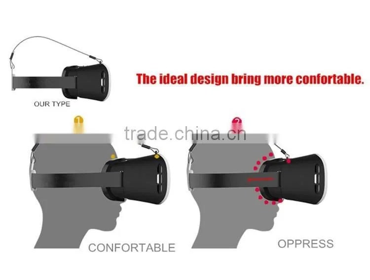 Newest technology 3D vr glasses magic game movie virtual reality box