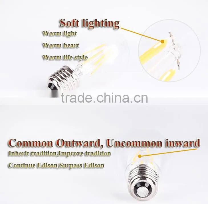 NEW high quality UL globe shape G50/G16.5 LED filament bulb with 1W 2W 4W 5W