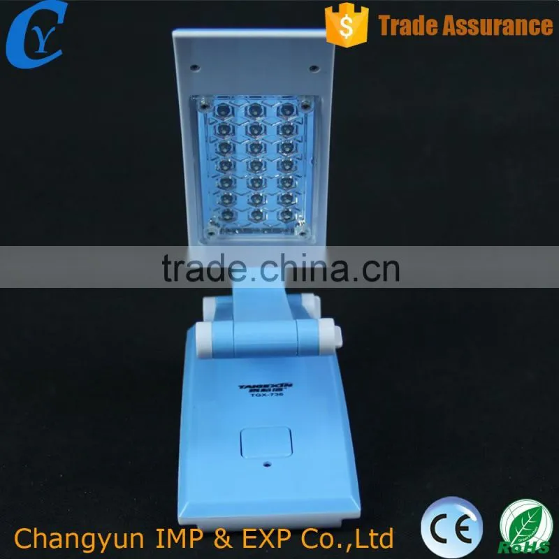 High Quality 21LED Portable Table Lamp Rechargeable 220V Work Light