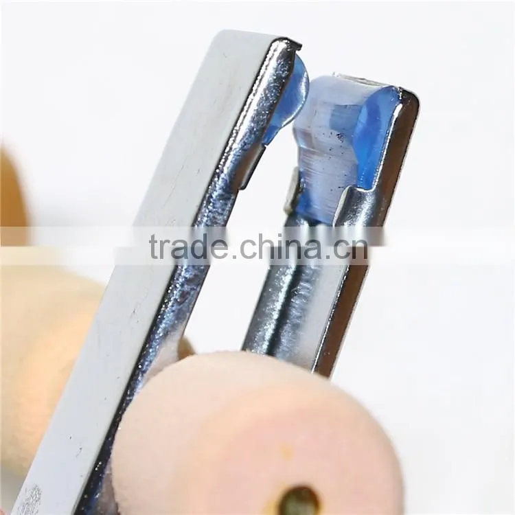 Non-skid children sponge metal clip hanger for pant