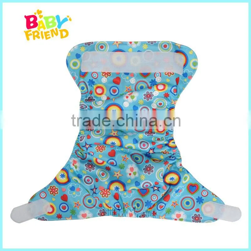 2015 New Designs Hook And Loop Fastener Baby Cloth Diaper