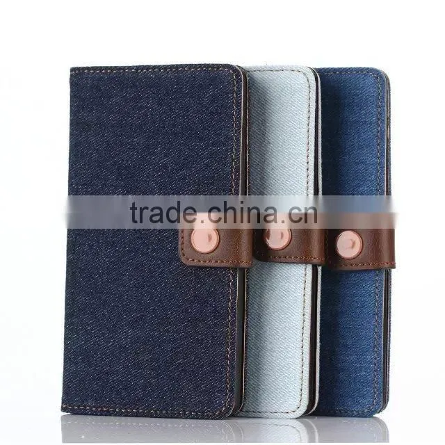For LG g4 case,wallet pattern leather case for lg g4 with stand,demin design case for LG G4