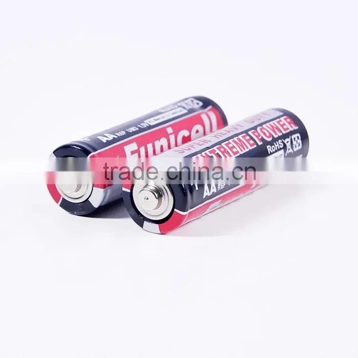 R6P battery 1.5v UM3 battery AA size battery with Eunicell brand