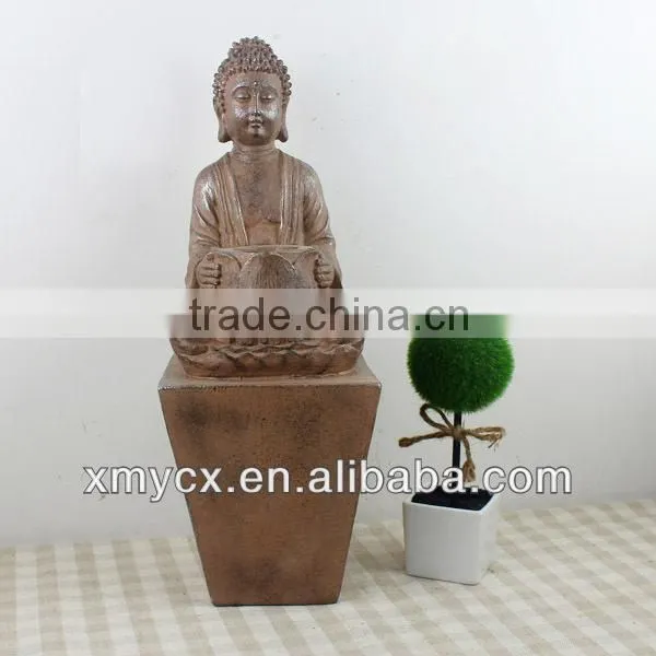 Home decoration resin buddha candle holder for sale