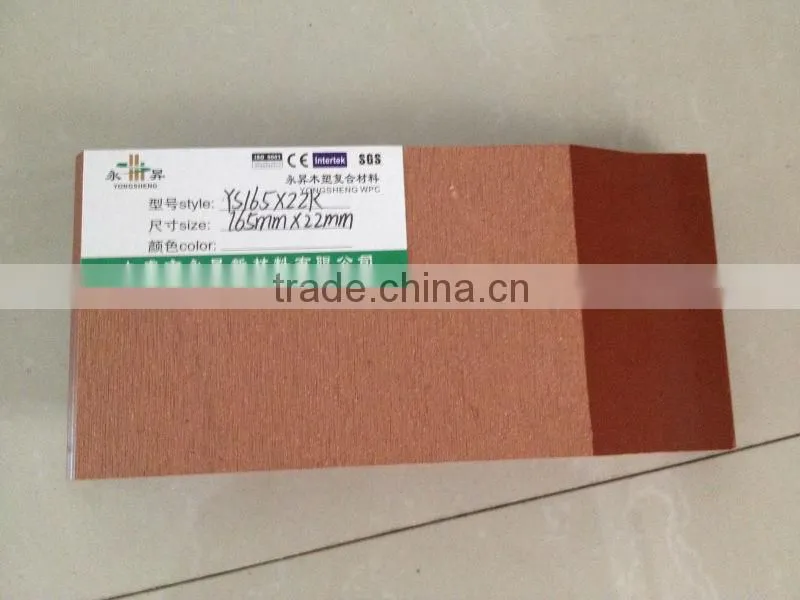 WPC outdoor wall panel for wall decoration or flooring