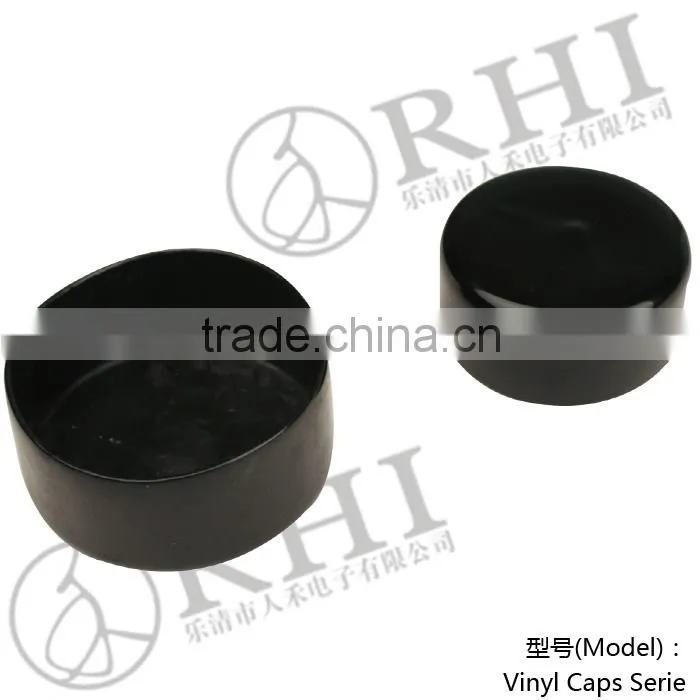 SGS standard and pvc material manufacture clear plastic tubes with end caps 36mm