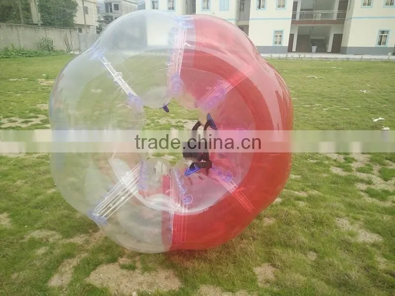 Hot Sale High Quality 100%TPU Inflatable Human Body Adult/kids body bubble ball inflatable bumper ball football