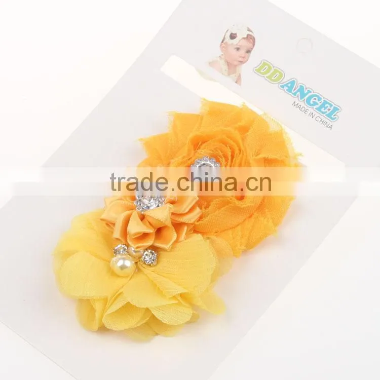 New baby flower elastic headband pretty new design hair band for sales