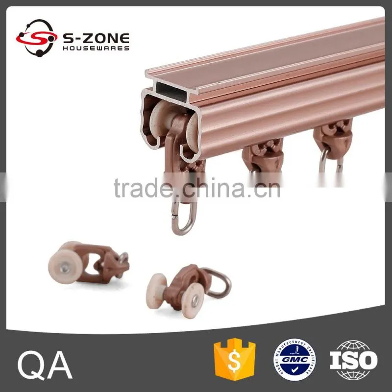 Home decoration accessories plastic cover sliding curtain rail
