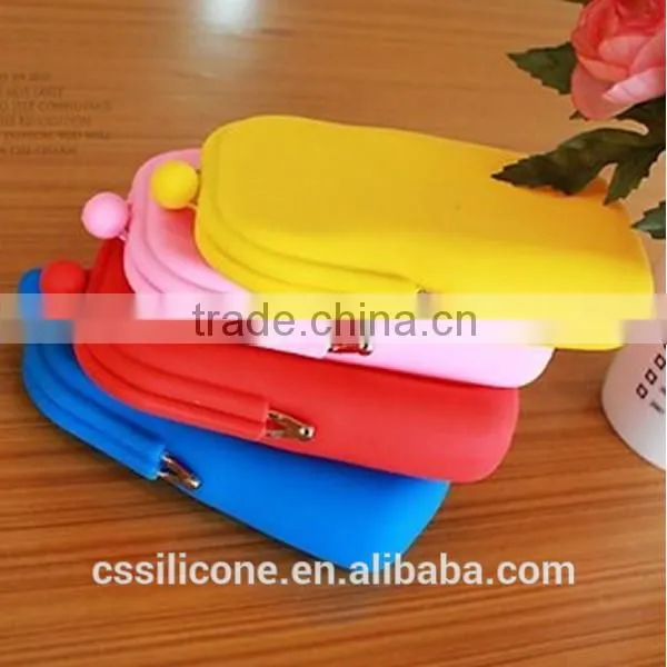 Lovely shaped silicone pencil case/cute cheap pencil cases/silicone rubber pencil case