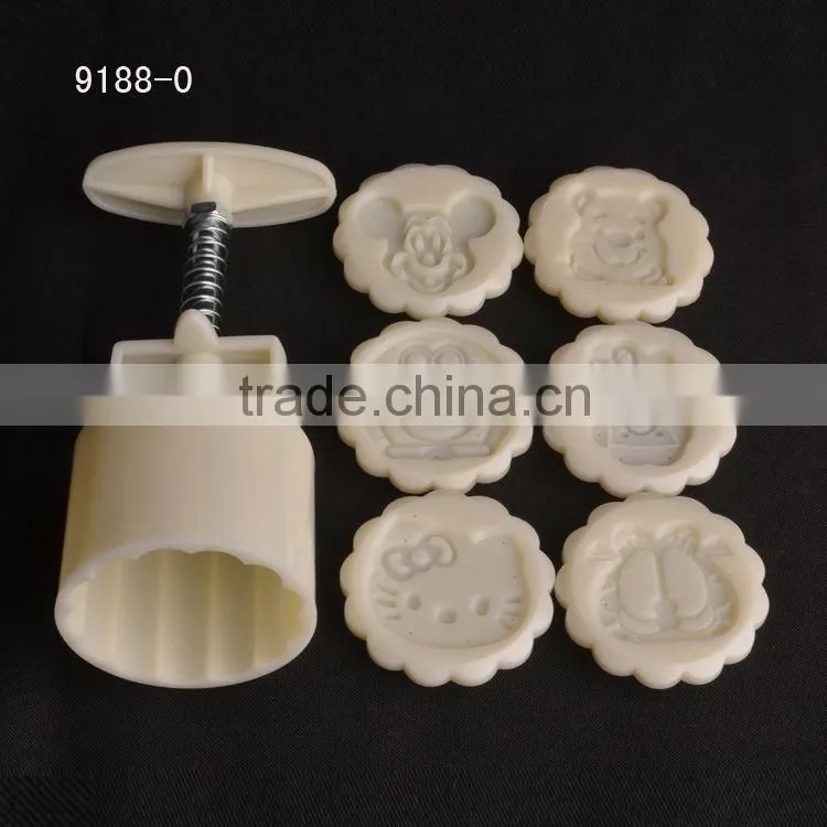 Best Mid-Autunm Festival mooncake mold/custom moon cake mold/Family moon cake mould/plastic moon cake mold#8365-0