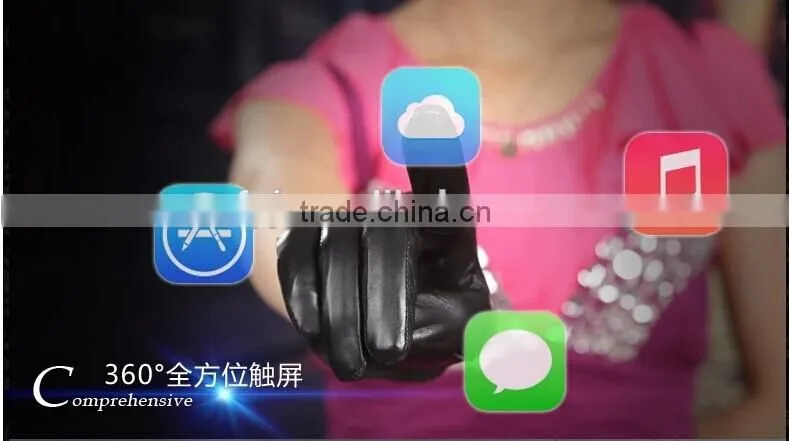 Touchscreen gloves, smart gloves for smartphone
