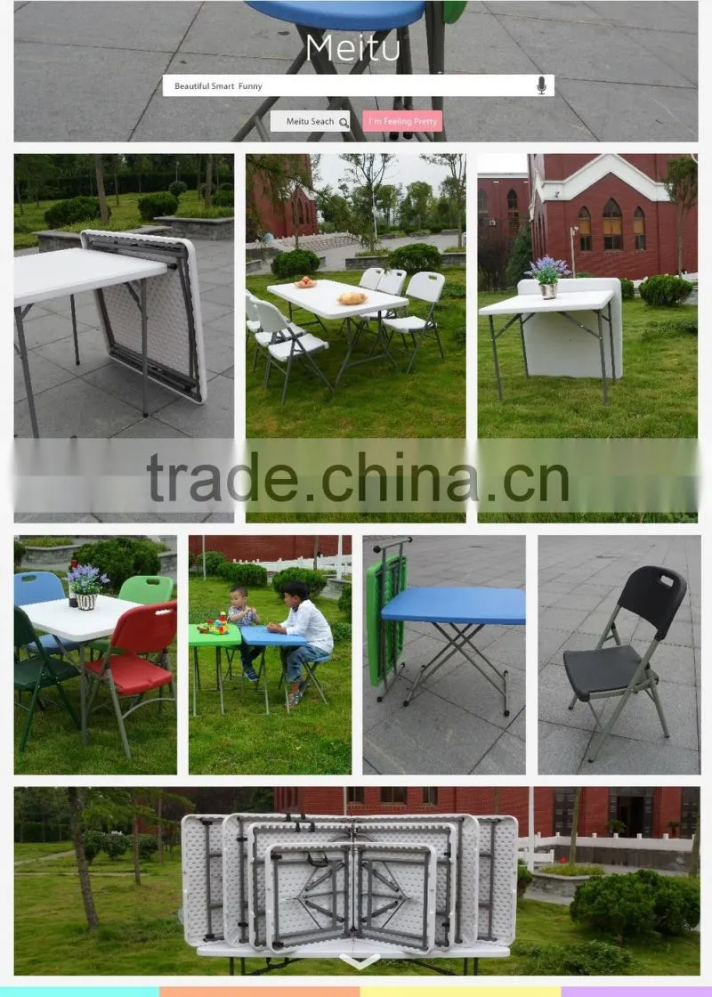 180X74cm Plastic folding table