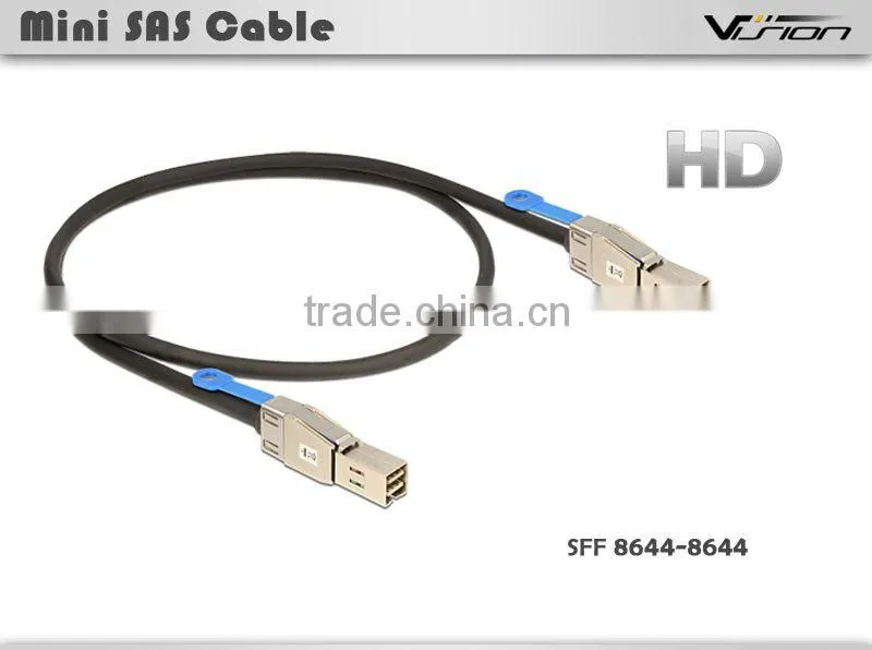 External 1m Mini SAS HD SFF-8644 to SFF-8644 high density cable
