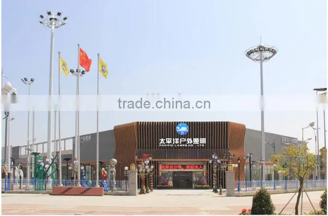 IP65 220V 2000W high pole light led street light Q235 hot-dip galvanized then powder coating from factory