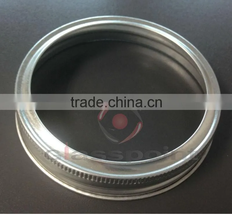 band for mason jar, ring for mason jar, continue thread 70mm cap