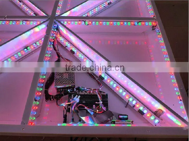 10mm 720 Rgb color led dance floor/Led Disco Floor