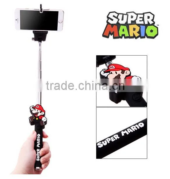 Factory Wholesale Hello Kitty Baymax Micky Selfile Stick No Bluetooth No Battery