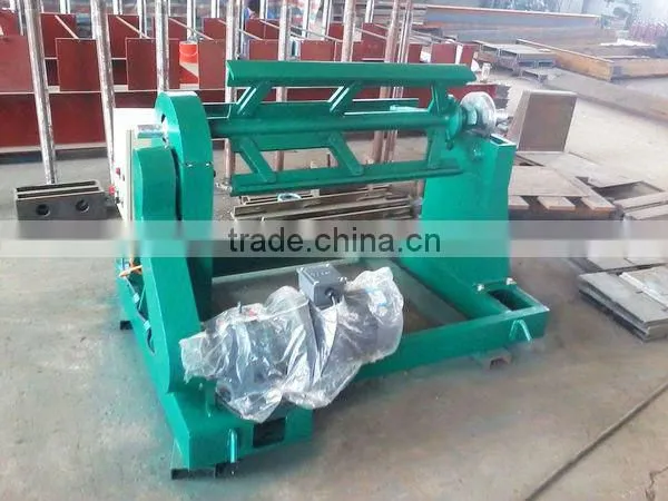 metal uncoiler machine with car