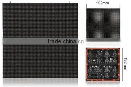 2016 hot sale waterproof football stadium perimeter led screen display p6