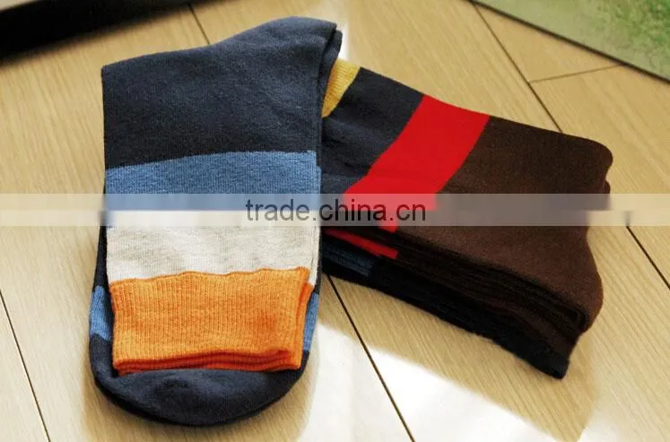 2014 100 Cotton Men Dress Socks