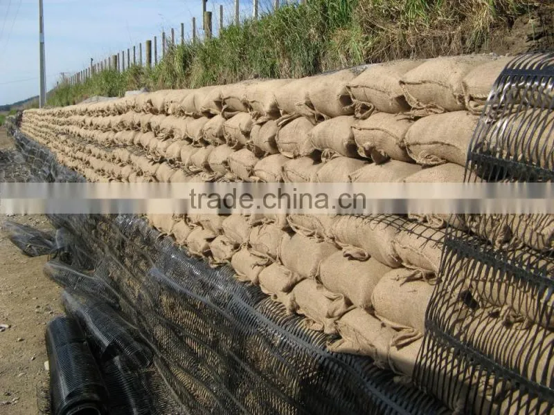 Uniaxial reinforcement geogrid/Plastic Uniaxial Geogrid