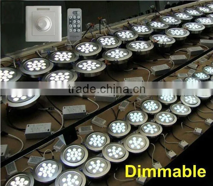 9w round commercial aluminum LED downlight