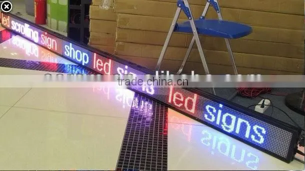 waterproof consistant quality high brightness cheap price Best Sell led moving message display sign