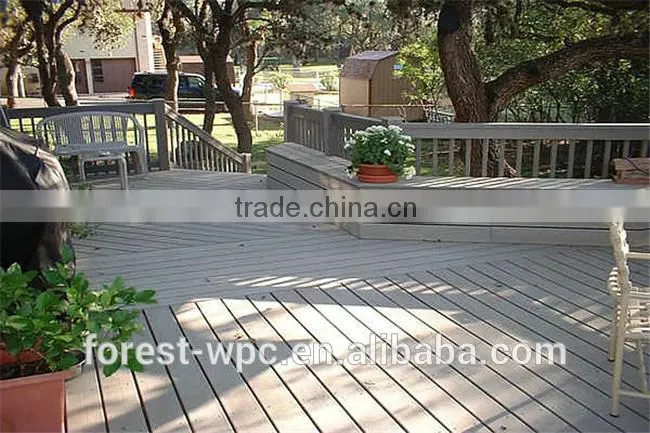 composite wood paneling high performance HDPE wpc faux wood deck board