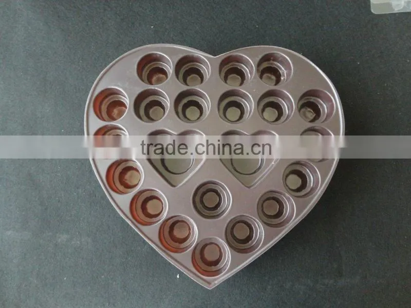 Plastic chocolate blister tray