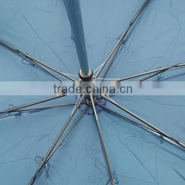 Silver-coated outdoor large sun umbrella