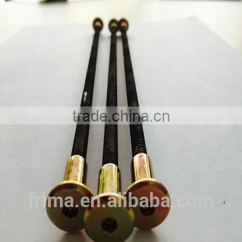 Carbon steel long thread rod with nut of high quality