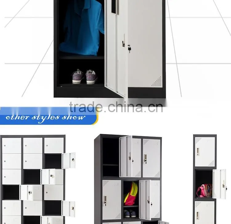 double door steel cabinet locker