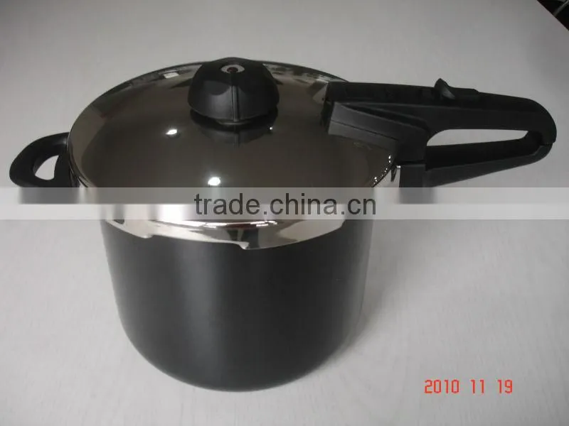 Ceramic coating food Pressure cooker with containers
