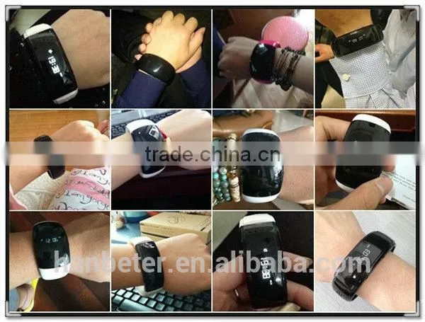 Newest Fashionable Wireless Smart Wristband Bluetooth 3.0 Health Bracelet Watch Phone Waterproof