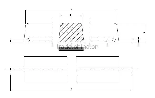 Aluminum anode for internal storage tank sacrificial anode