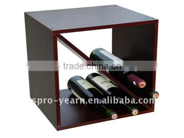 Stylish 3 tiers Coloful Wine Rack with Holes for Bottle Storage