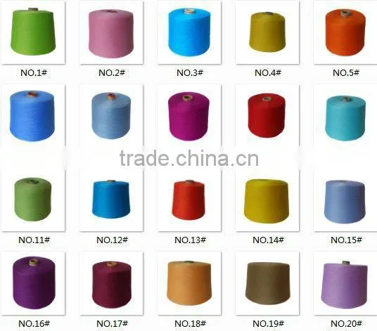 20/2 ring spun polyester yarn for knitting