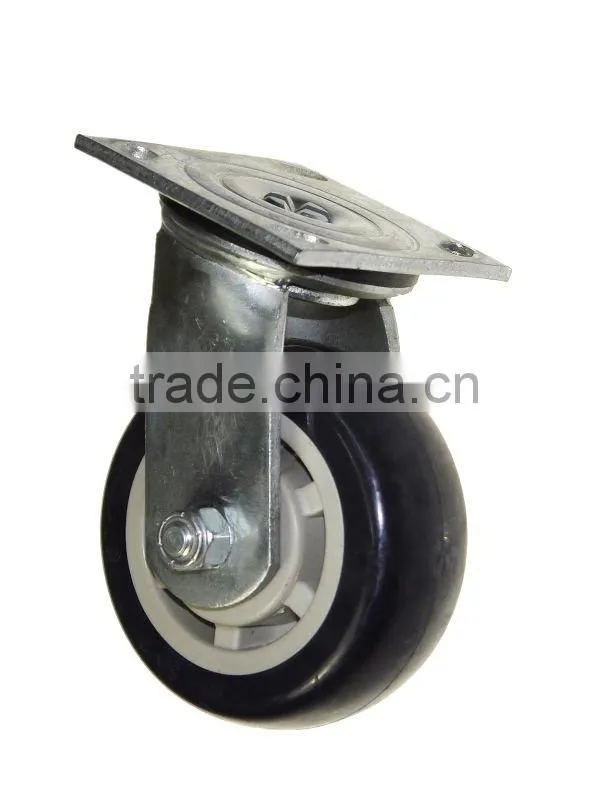 6" PU heavy duty swivel caster