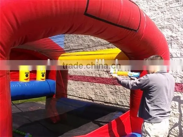exciting inflatable air shooting game,inflatable ping-pong ball,inflatable shooting game