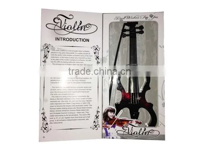 touch-sensitive kids electronic violin toy musical toy with light