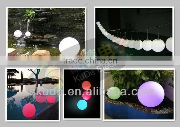 Home decoration color rechangeable led luminated decoration,small decorative balls