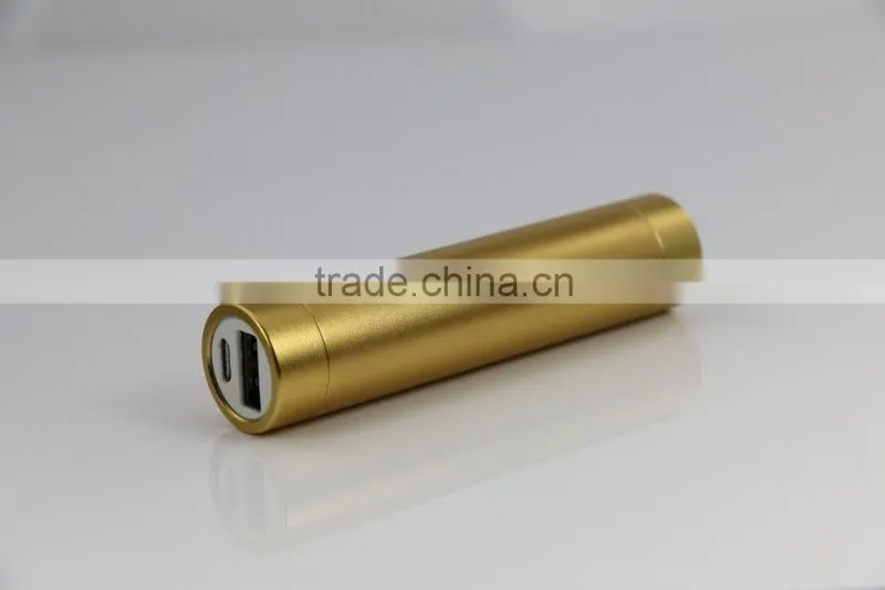2015 Hot Selling cheap wholesale colorful portable Power bank charger 2600mAh