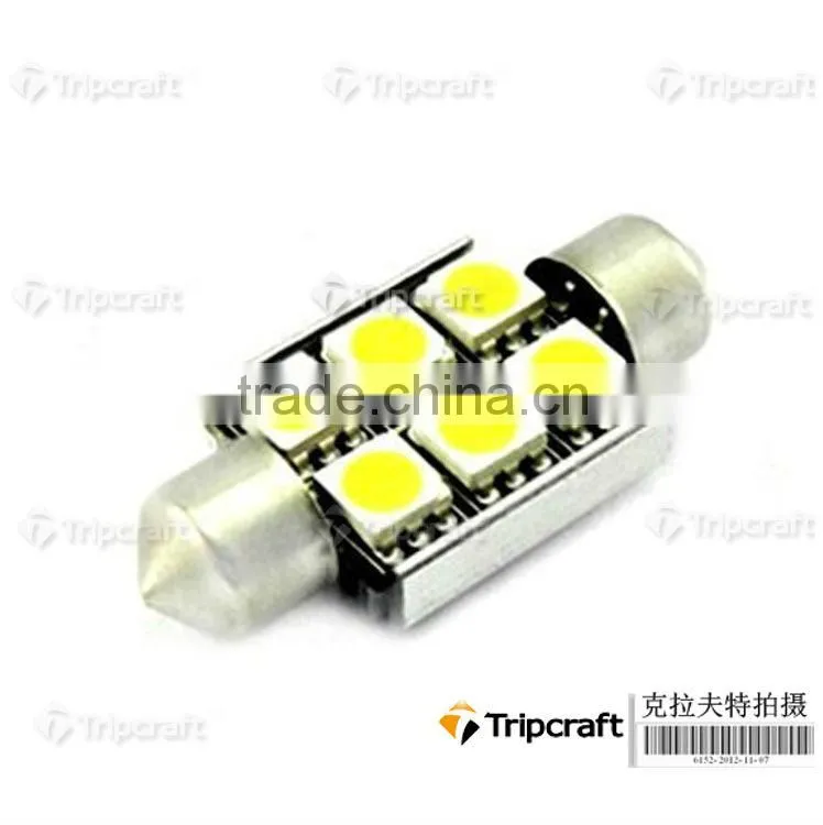 c5w festoon 36mm 39mm 6smd 5050 canbus led car dome lights -WL