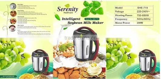 High Efficiency Soya Milk Maker