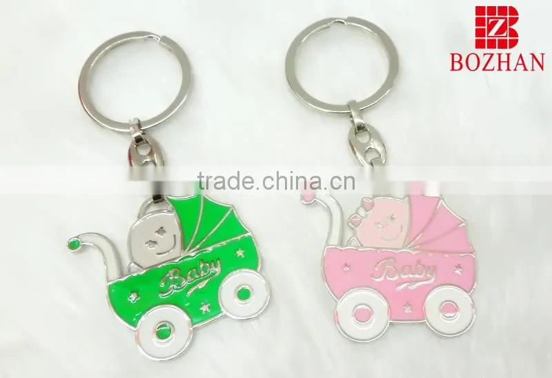Good quality & selling baby car metal keyring
