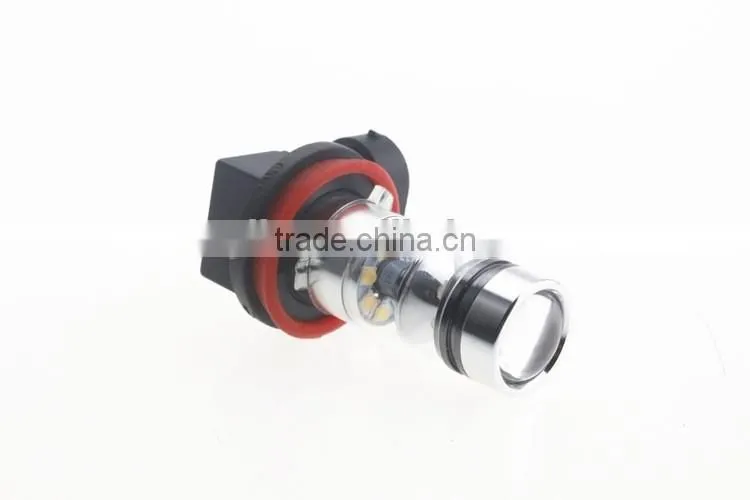 High lumen per watt led h8 led fog light bulb auto led light crees DRL bulb