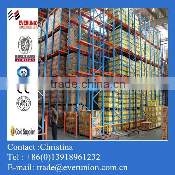Alibaba China supplier for drive in pallet rack